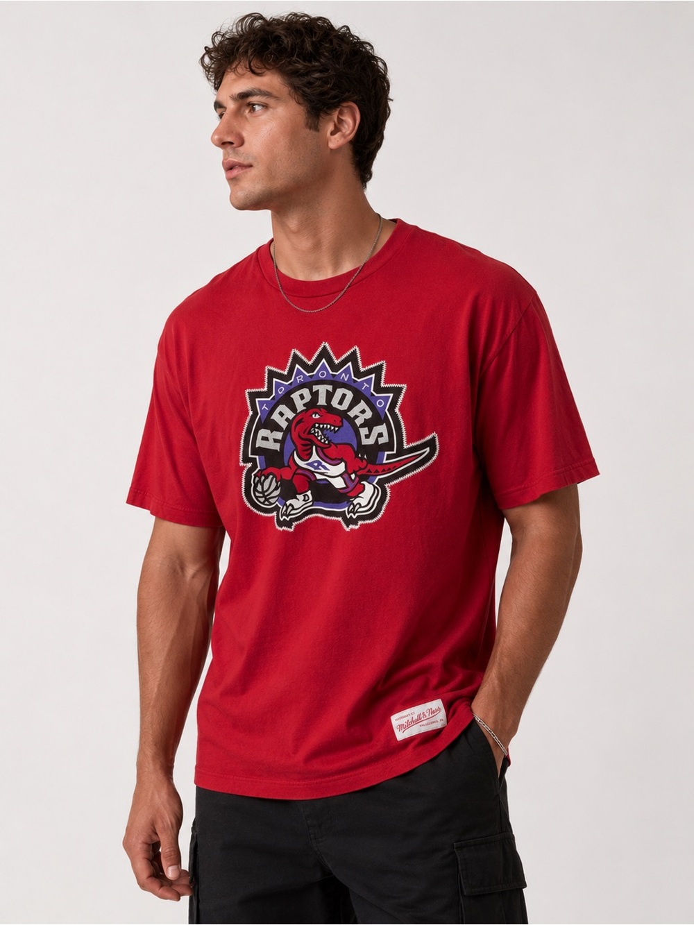 Mitchell & Ness Toronto Raptors Vintage Logo Graphic Tee XL